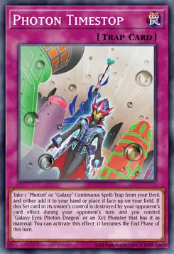 Photon Timestop