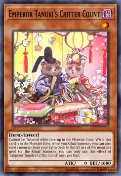 Emperor Tanuki's Critter Count