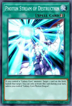 Photon Stream of Destruction