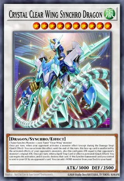 Crystal Clear Wing Synchro Dragon