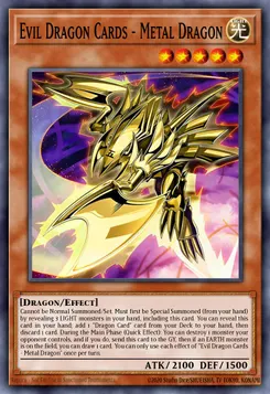 Evil Dragon Cards - Metal Dragon